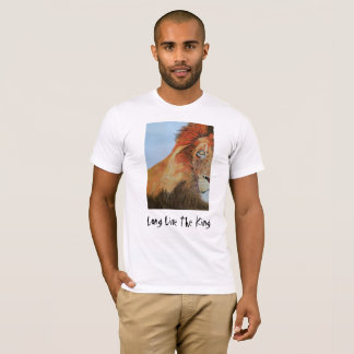Der weiße T - Shirt der Männer mit Löweentwurf