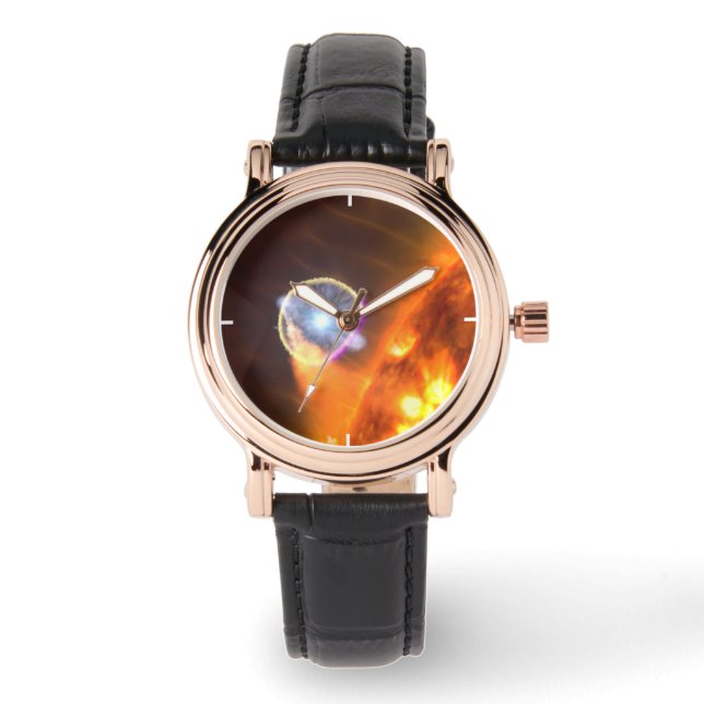 Der weiße Zwergstern in V407 Cygni Armbanduhr (Vorderseite)