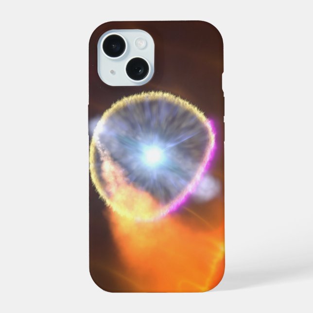 Der weiße Zwergstern in V407 Cygni iPhone 15 Hülle (Rückseite)