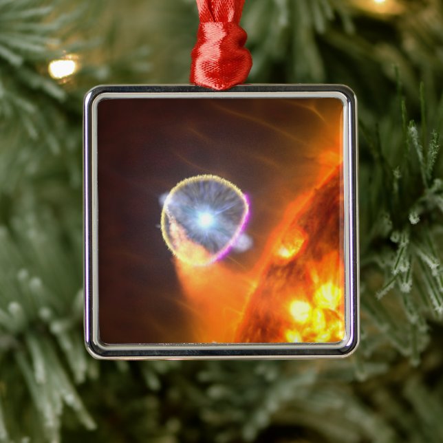 Der weiße Zwergstern in V407 Cygni Ornament Aus Metall (Baum)