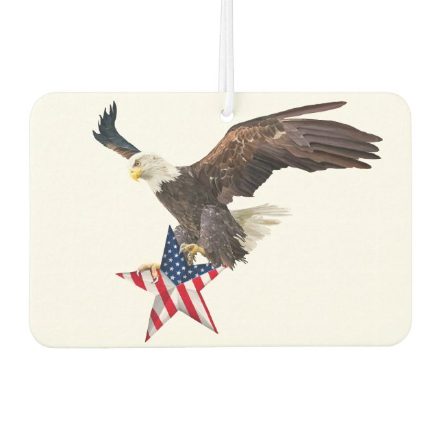 Der Weißkopfseeadler Autolufterfrischer (Vorderseite)