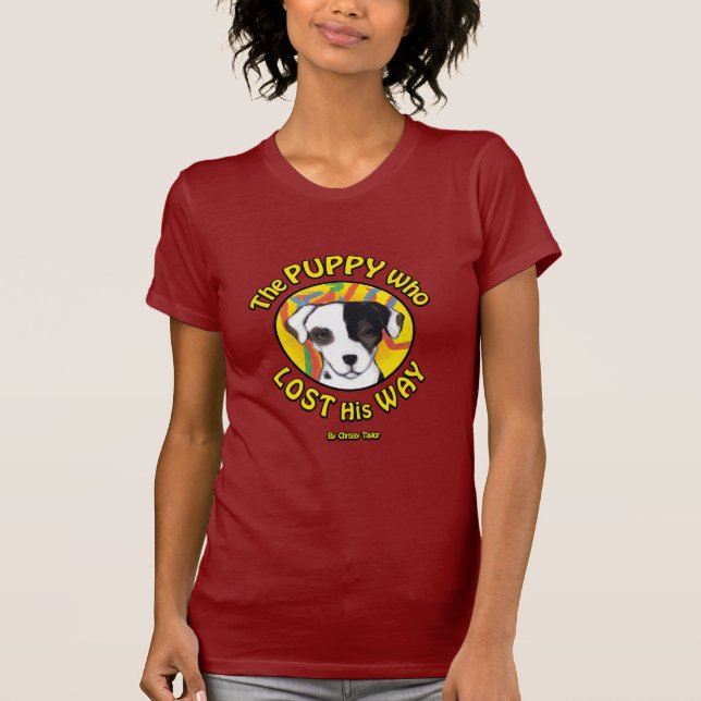Der Welpe, der seine Weise - Geschichte verlor T-Shirt (Vorderseite)