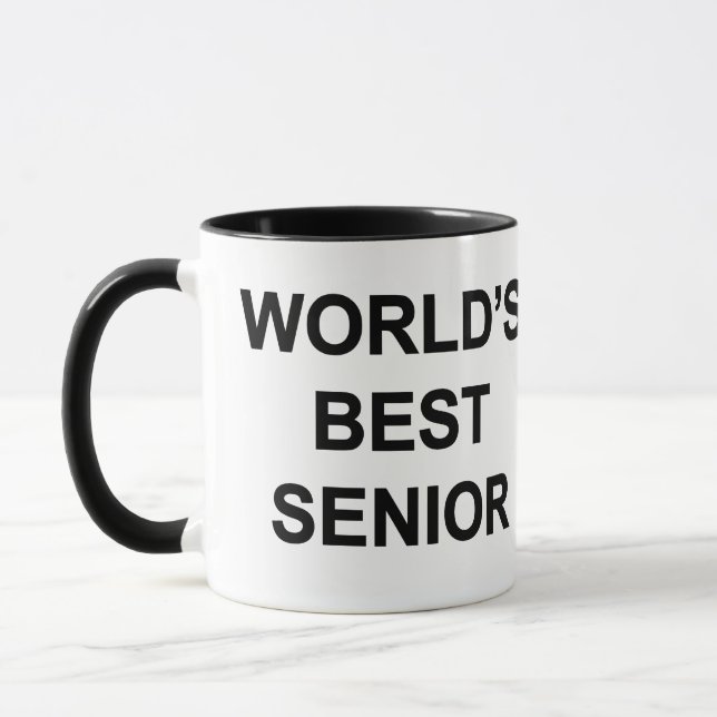 Der Welt der Senior gut Tasse (Links)