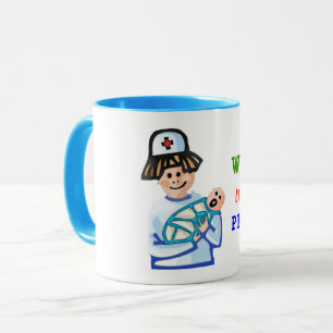 Der Welt kümmerte höchst pädiatrische Tasse