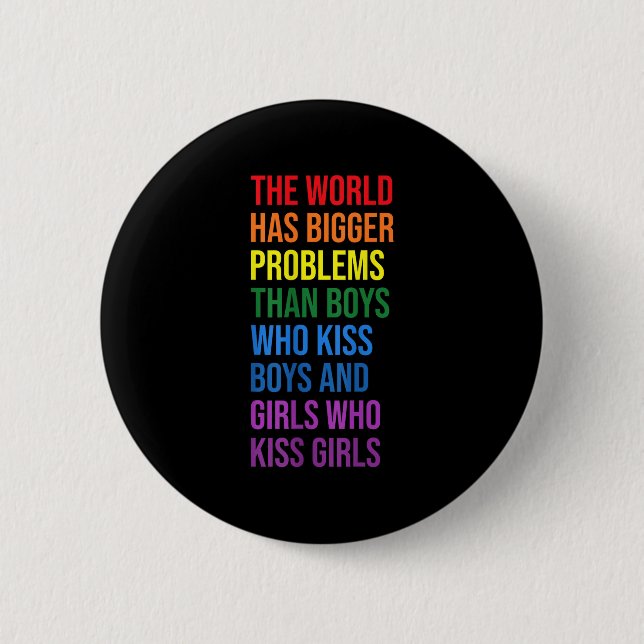 Der Welt Monat Der Lgbtqia+-Pride Button (Vorderseite)