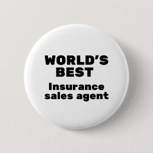 Der weltbeste Agent für Versicherungsverkäufe Button