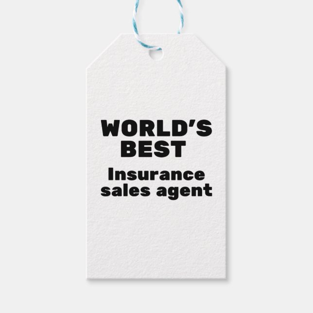 Der weltbeste Agent für Versicherungsverkäufe Geschenkanhänger (Vorderseite)