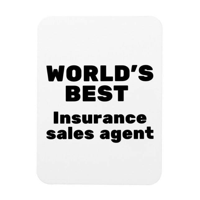 Der weltbeste Agent für Versicherungsverkäufe Magnet (Vertikal)