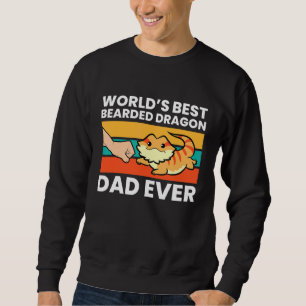 Der weltbeste bärtige Drachendrache-Vater aller Ze Sweatshirt