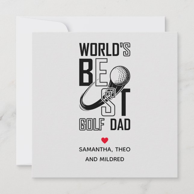 Der weltbeste Golf Vater - Funny & Thoughtful Gift (Vorderseite)