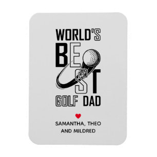 Der weltbeste Golf Vater - Funny & Thoughtful Gift Magnet