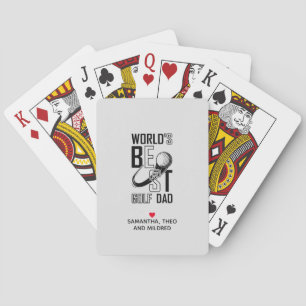 Der weltbeste Golf Vater - Funny & Thoughtful Gift Spielkarten