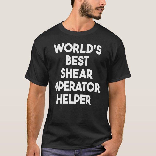 Der weltbeste Helfer für Hörer T-Shirt (Vorderseite)
