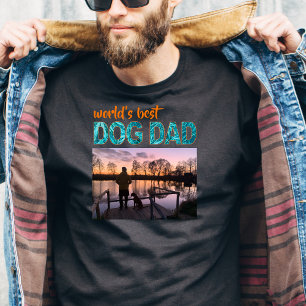Der weltbeste Hunde-Vater - T - Shirt am See zum B