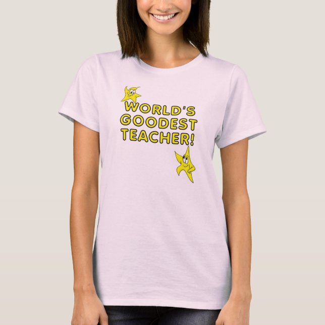 Der weltbeste Lehrer Funny T - Shirt (Vorderseite)