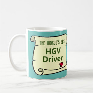 Der weltbeste LKW-Fahrer. Kaffeetasse