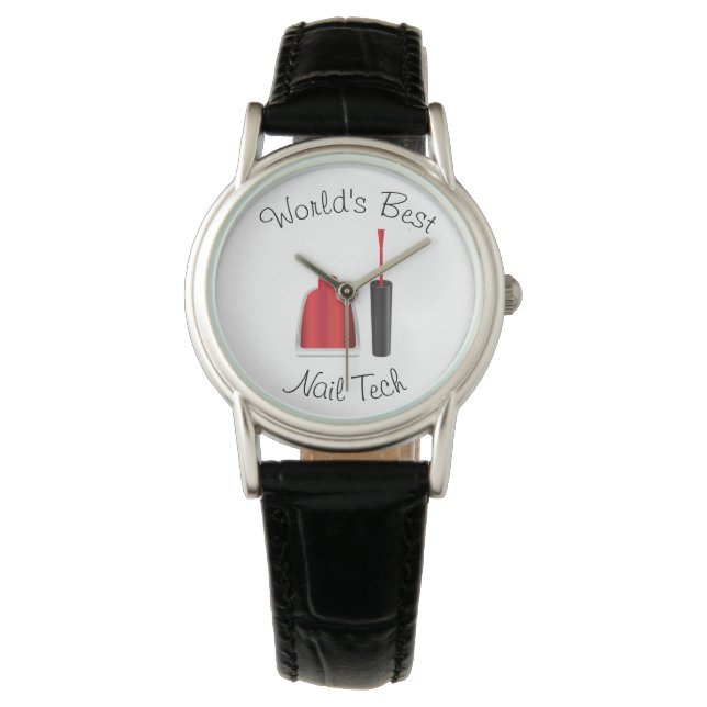 Der weltbeste Nageltechniker Armbanduhr (Vorderseite)