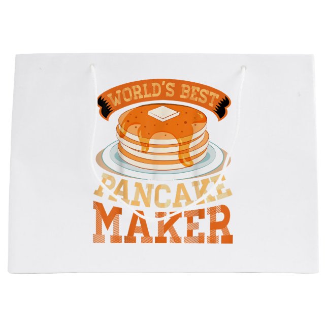 Der weltbeste Pancake Maker - Funny Pancake Maker Große Geschenktüte (Vorderseite)