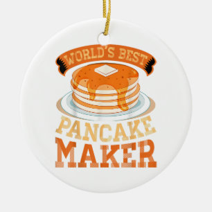 Der weltbeste Pancake Maker - Funny Pancake Maker Keramik Ornament
