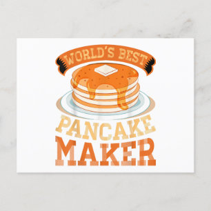 Der weltbeste Pancake Maker - Funny Pancake Maker Postkarte