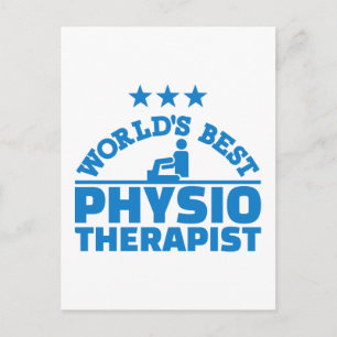 Der weltbeste Physiotherapeut Postkarte