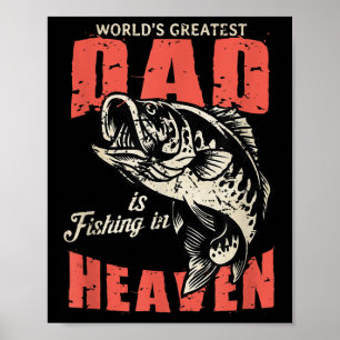 Der weltbeste Vater fischen im Himmel, Gedenkstätt Poster