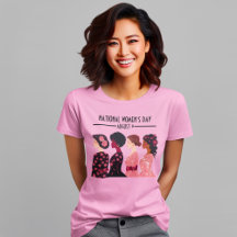 Der Weltfrauentag der Frauen rosa Blüte