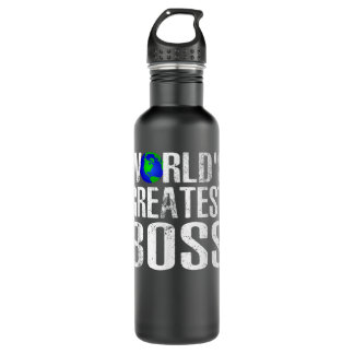 Der weltgrößte Boss aller Zeiten Edelstahlflasche