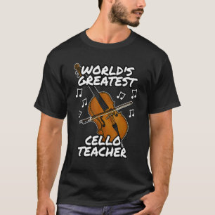 Der weltgrößte Cello-Lehrer Cellist String Mu T-Shirt