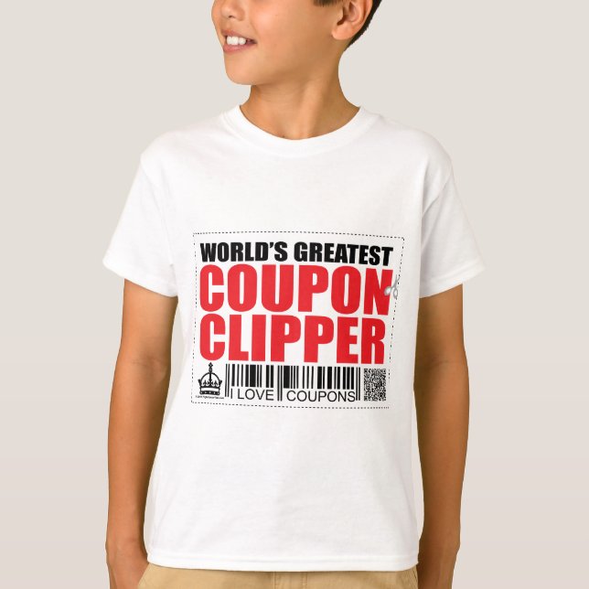 Der weltgrößte Coupon Clipper T-Shirt (Vorderseite)