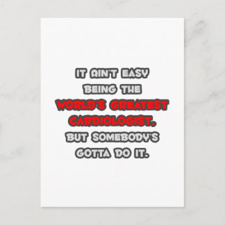 Der weltgrößte Kardiologe Joke Postkarte