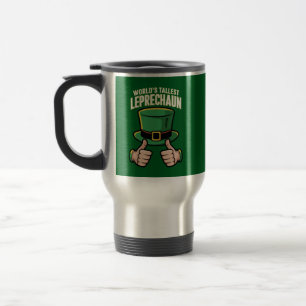 Der weltgrößte Leprechaun Funny Irish Spaß Reisebecher