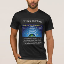 Der Weltraum ist Fake T - Shirt der Männer