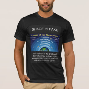 Der Weltraum ist Fake T - Shirt der Männer