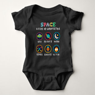 Der Weltraum lässt uns immer wieder staunen Baby Strampler