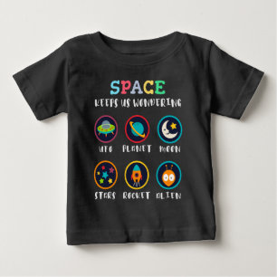 Der Weltraum lässt uns immer wieder staunen Baby T-shirt