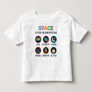 Der Weltraum lässt uns immer wieder staunen Kleinkind T-shirt
