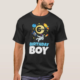Der Weltraum war 6 Jahre alt Astronaut 6. Geburtst T-Shirt