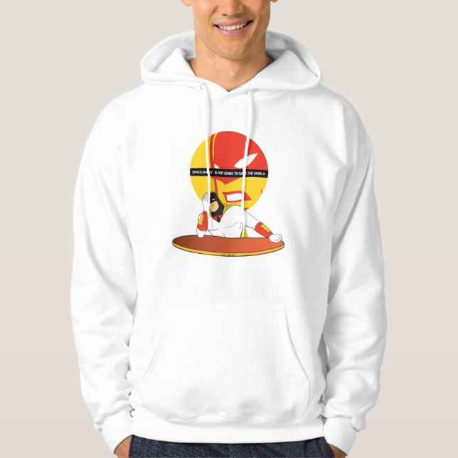 Der Weltraum wird die Welt nicht Gerettet Hoodie (Vorderseite)