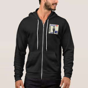 Der weltweit beliebteste Vater #1 Black Zip-Up Hoo Hoodie
