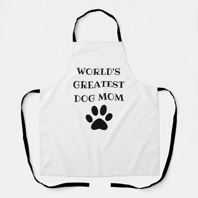 Der weltweit größte Hund-Mama-Benutzerdefinierter  Schürze (Vorderseite)