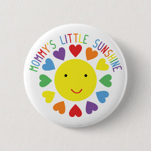 Der wenig Sonnenschein der Mama Button
