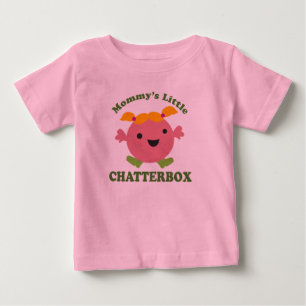 Der wenige Chatterbox der Mama Baby T-shirt