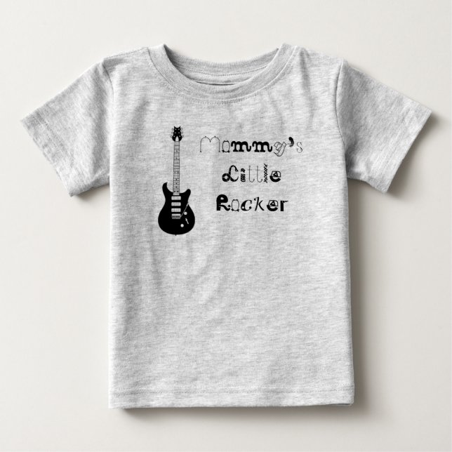 Der wenige Rocker der Mama Baby T-shirt (Vorderseite)