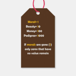 Der Wert der Moral im Leben Geschenkanhänger