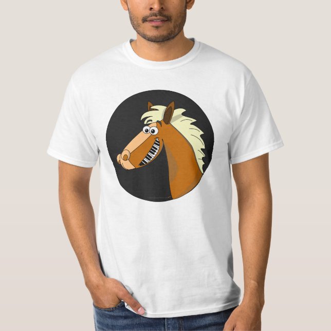 Der Wert-T-Shirt der Klavier-Pferdemänner T-Shirt (Vorderseite)