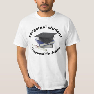 der Wert-T - Shirt unaufhörlicher Student 2 Männer
