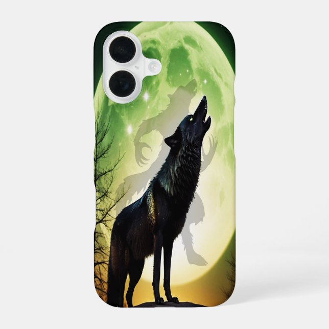 Der Werwolf-Heuler iPhone 16 Hülle (Rückseite)