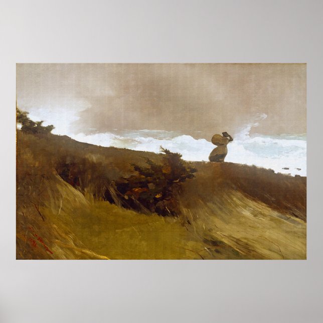 Der Westen, von Winslow Homer Poster (Vorne)