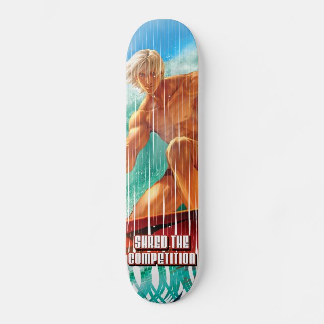 Der Wettbewerb 1 Skateboards verschaltet (Vorderseite)